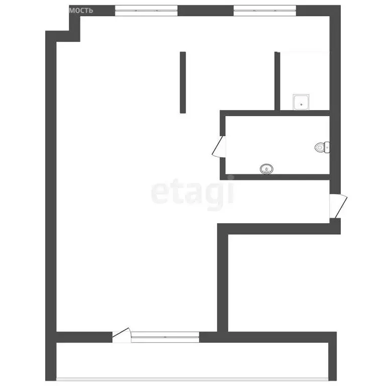 Помещение свободного назначения (64 м) - Фото 1