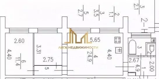 2-к кв. Санкт-Петербург ул. Маршала Казакова, 13 (58.0 м) - Фото 1