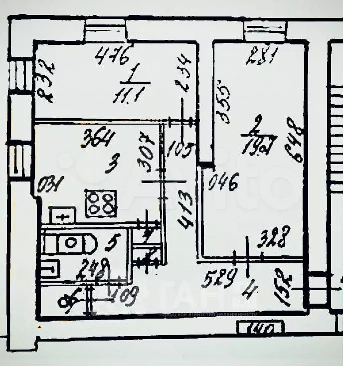 2-к. квартира, 60 м, 4/5 эт. - Фото 0