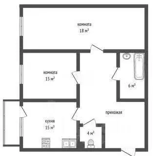 2-к кв. Оренбургская область, Оренбург Салмышская ул., 39 (66.0 м) - Фото 2