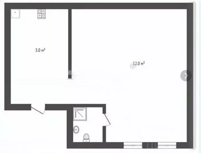 Студия Крым, Симферополь ул. Екатерининская, 5 (43.0 м) - Фото 2