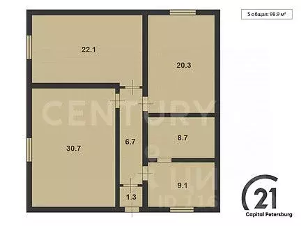 Дом в Ленинградская область, Гатчинский муниципальный округ, д. ... - Фото 2