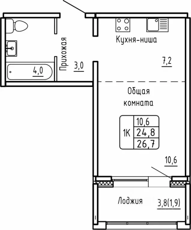 1-к кв. Новосибирская область, Новосибирск Самоцветы жилой комплекс ... - Фото 0