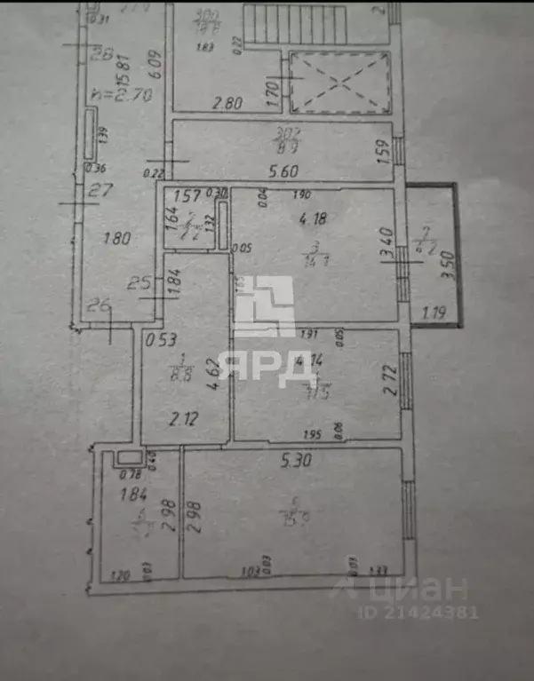 2-к кв. Ростовская область, Ростов-на-Дону просп. Маршала Жукова (60.0 ... - Фото 2