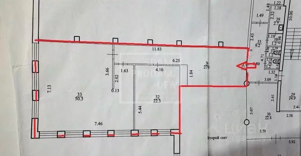 Офис в Башкортостан, Уфа Революционная ул., 98/1 (101 м) - Фото 2