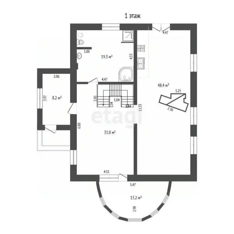 Дом в Тюменская область, Тюмень Пышминская ул. (200 м) - Фото 0