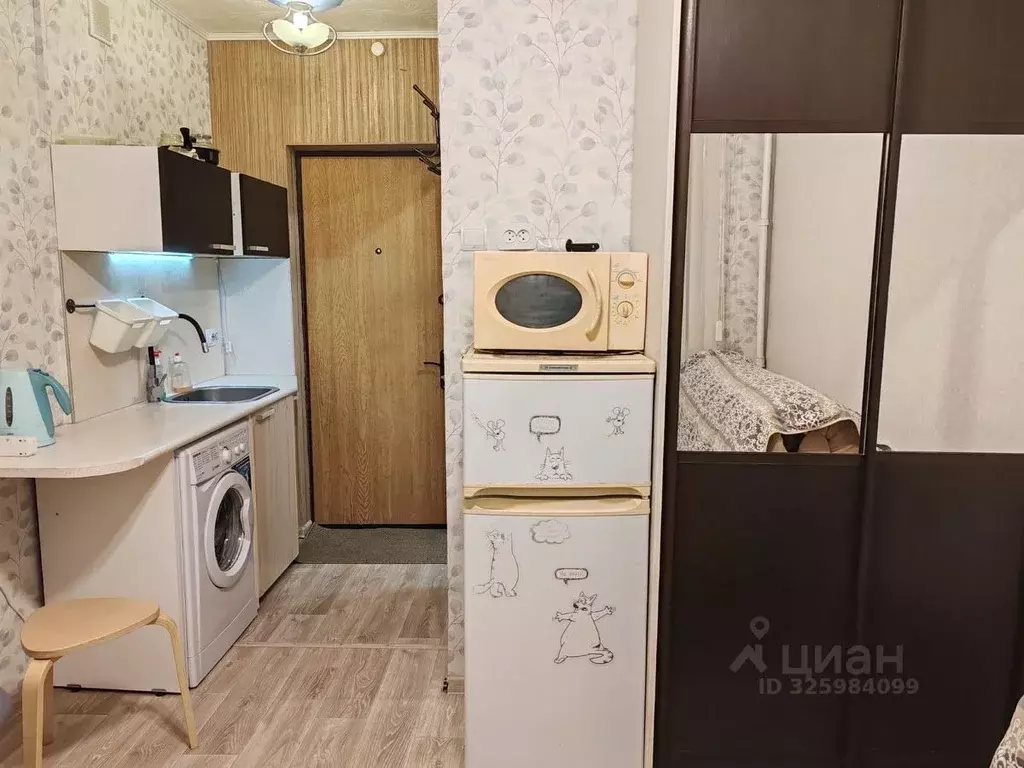 Студия Москва ул. Буракова, 1К2 (13.0 м) - Фото 1