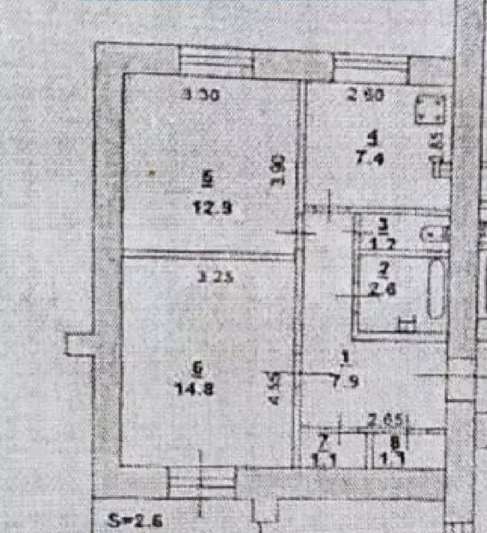 2-к. квартира, 50 м, 2/14 эт. - Фото 0