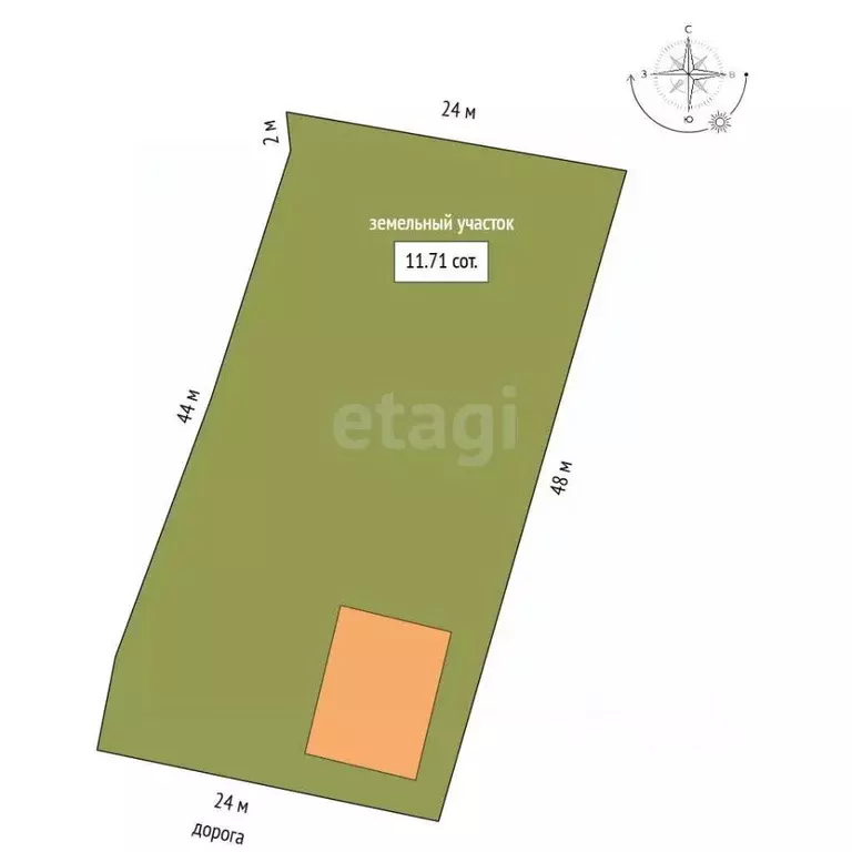 Участок в Тюменская область, Тюменский муниципальный округ, Боровский ... - Фото 1