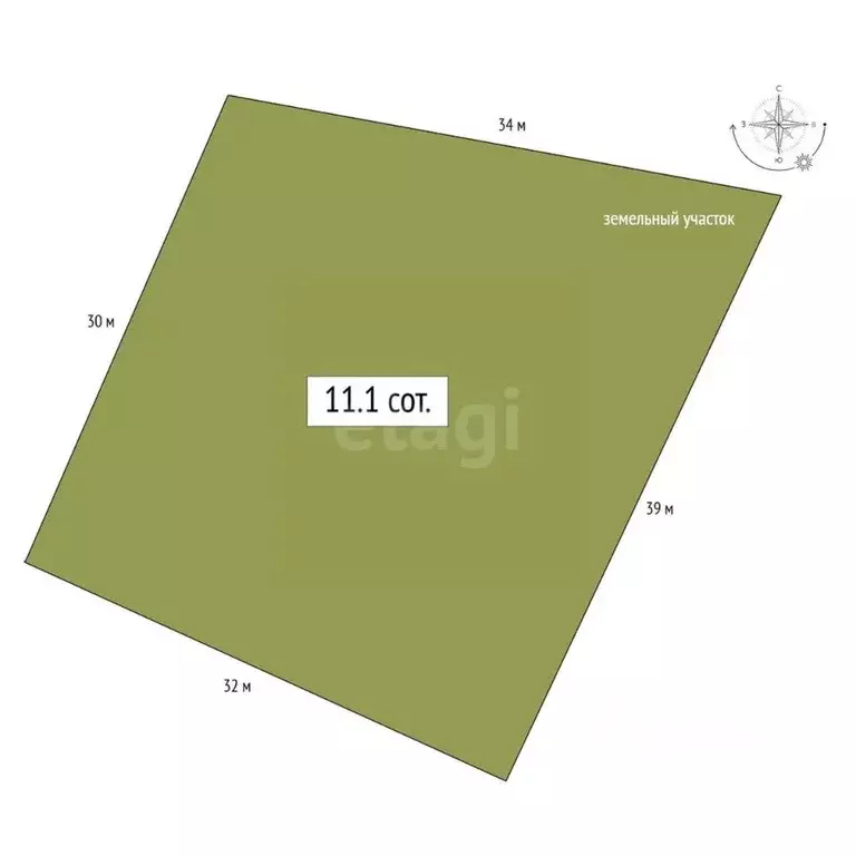 Участок в Новосибирская область, Бердск  (11.1 сот.) - Фото 2