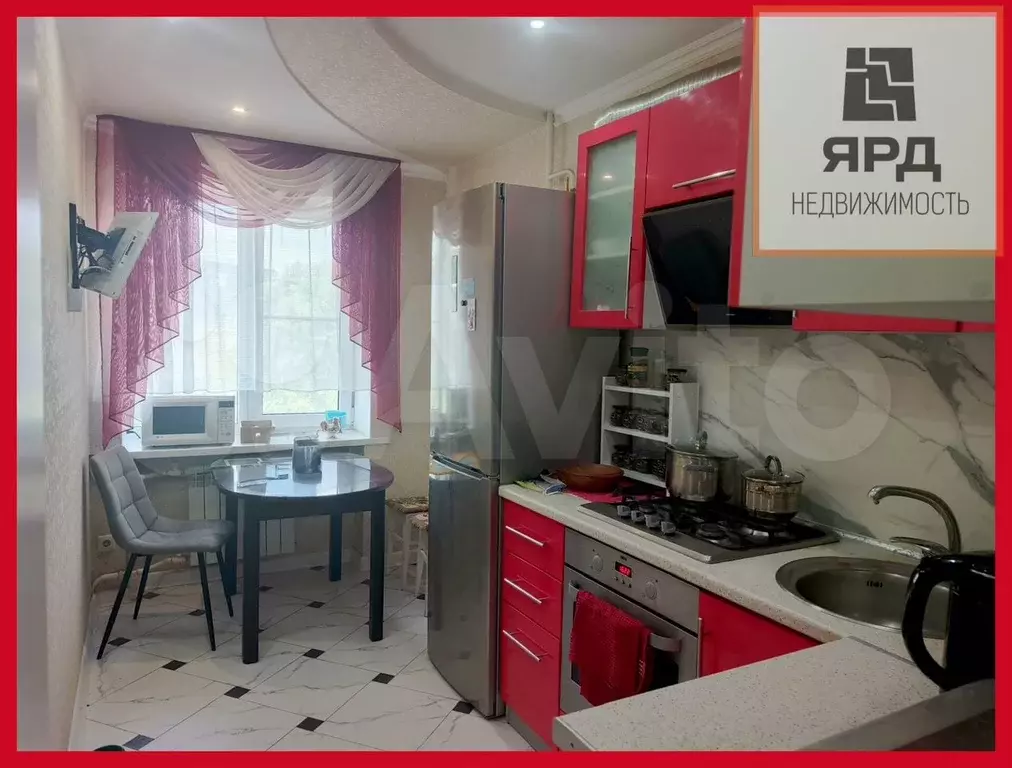 3-к. квартира, 60,2 м, 4/9 эт. - Фото 0