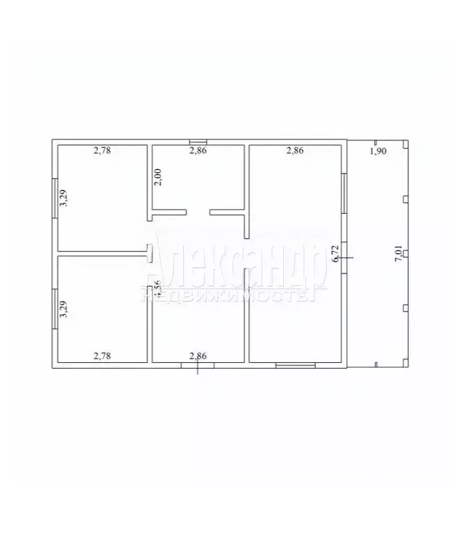 Дом в Ленинградская область, Волосовский район, д. Клопицы  (73 м) - Фото 2