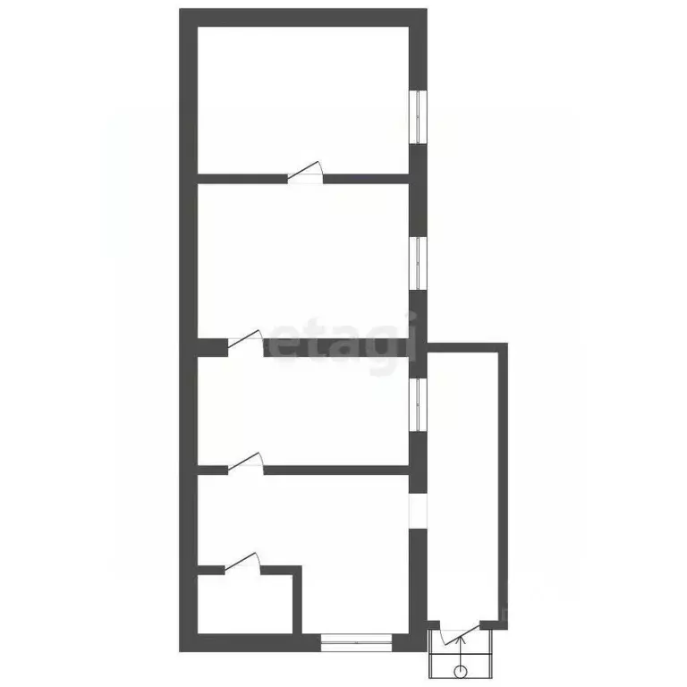 3-к кв. Ростовская область, Батайск Литейный пер., 10 (60.0 м) - Фото 2
