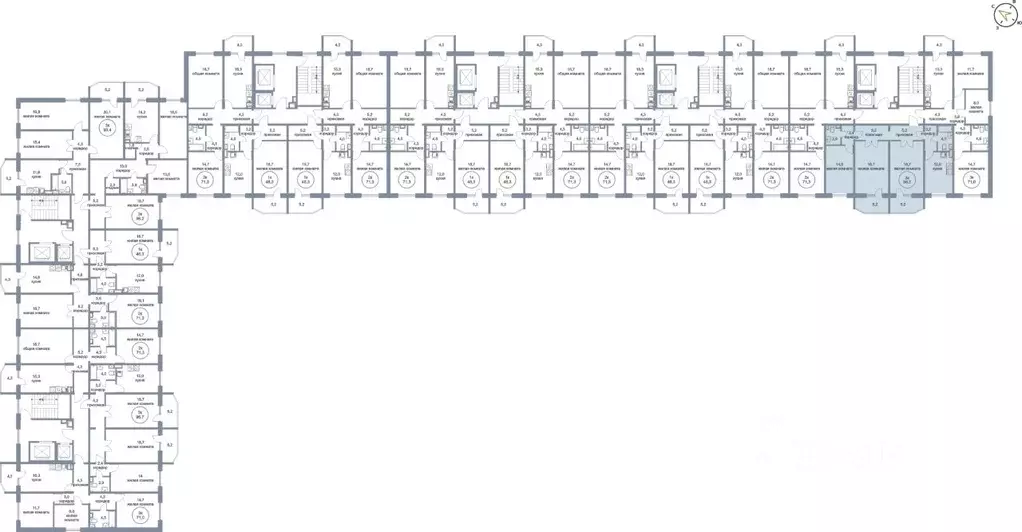 3-к кв. Ханты-Мансийский АО, Нефтеюганск 4-й мкр, 4к1 (96.7 м) - Фото 1