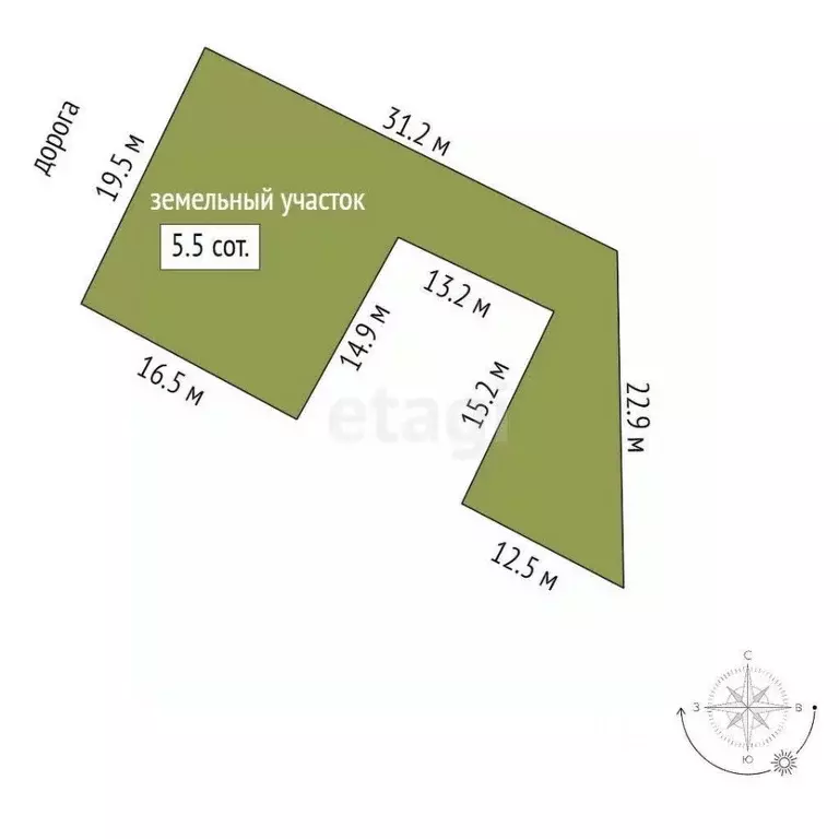 Участок в Крым, Симферополь ул. Гражданская (5.5 сот.) - Фото 2