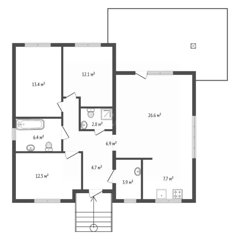 Дом в Красноярский край, Емельяновский муниципальный округ, Любимое ... - Фото 2