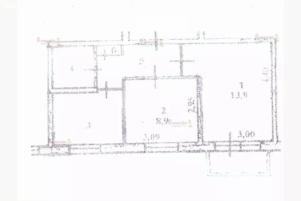 2-комнатная квартира: Первоуральск, проспект Космонавтов, 3 (38 м) - Фото 1