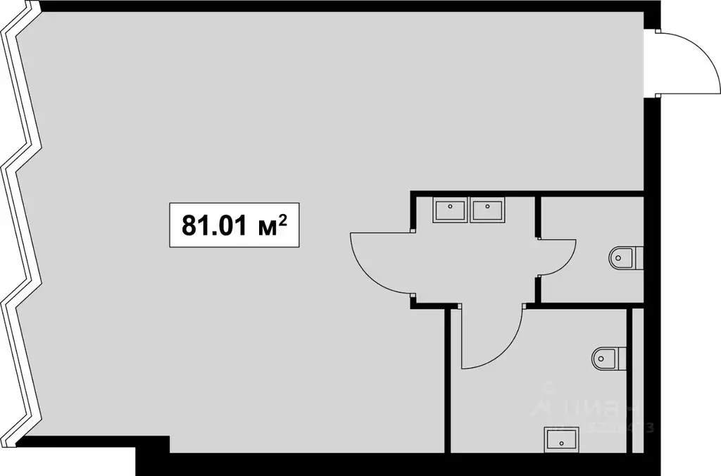 Офис в Москва проезд 17-й Марьиной рощи, 6 (81 м) - Фото 1