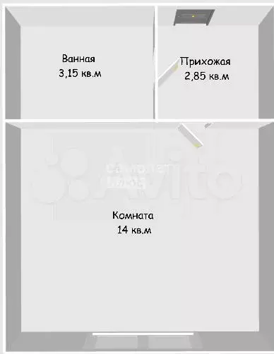 Квартира-студия, 20 м, 13/16 эт. - Фото 0