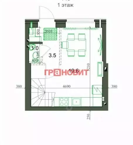 2-к кв. Новосибирская область, Новосибирский район, Мичуринский ... - Фото 2