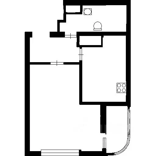 1-к кв. Севастополь ул. Парковая, 12 (44.8 м) - Фото 2