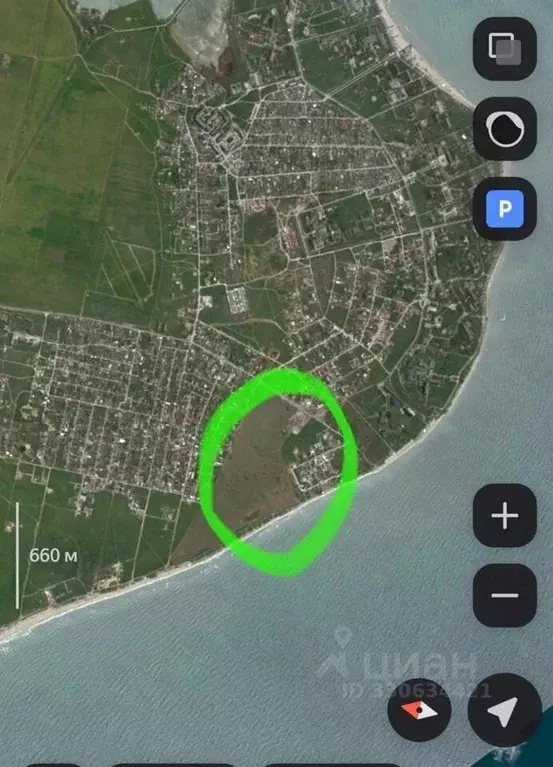 Участок в Крым, Евпатория городской округ, Заозерное пгт ул. Аллея ... - Фото 1