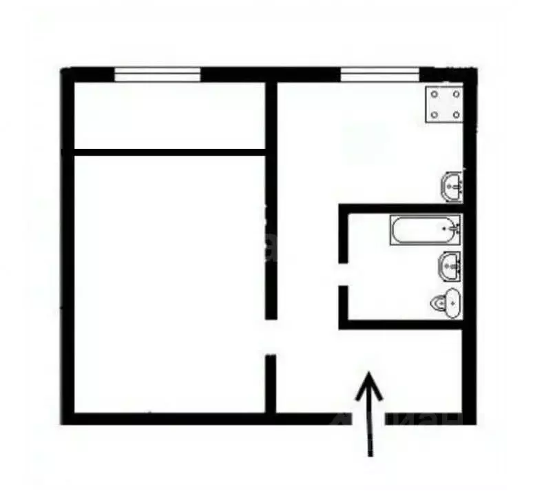 1-к кв. Татарстан, Казань Беломорская ул., 10/19 (35.0 м) - Фото 2