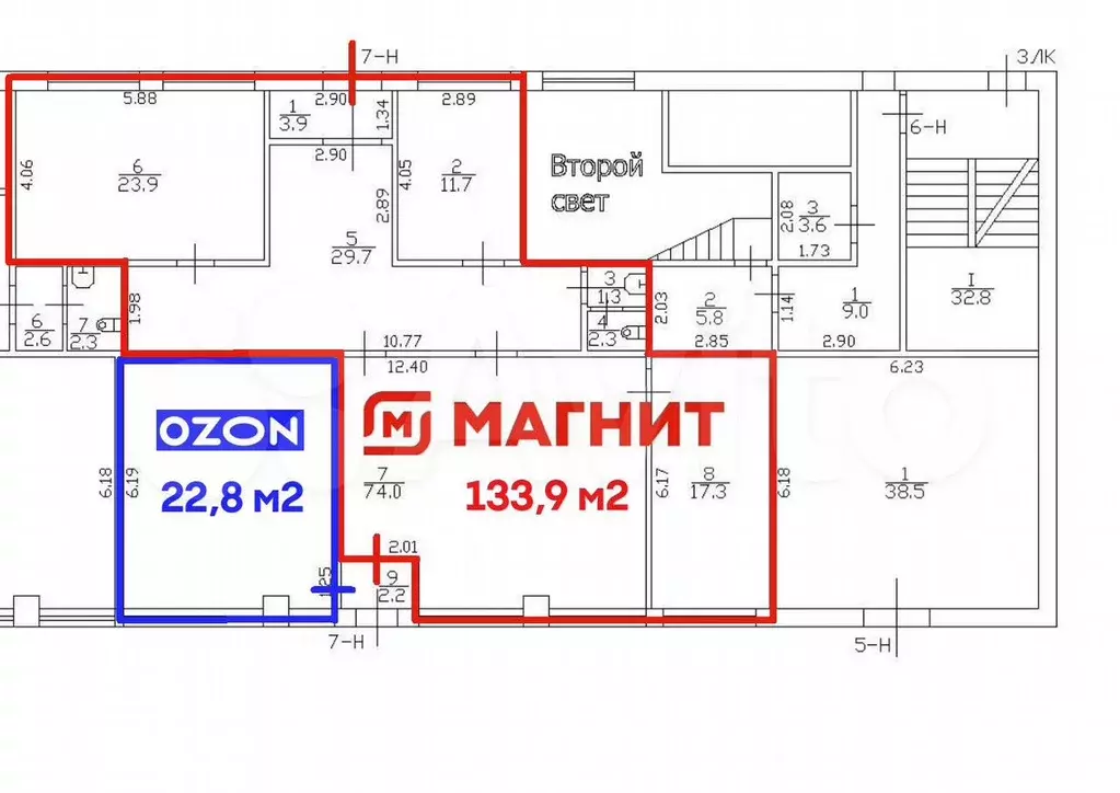 Продажа  Магнит  на трафике в жилом массиве 166,3м - Фото 1