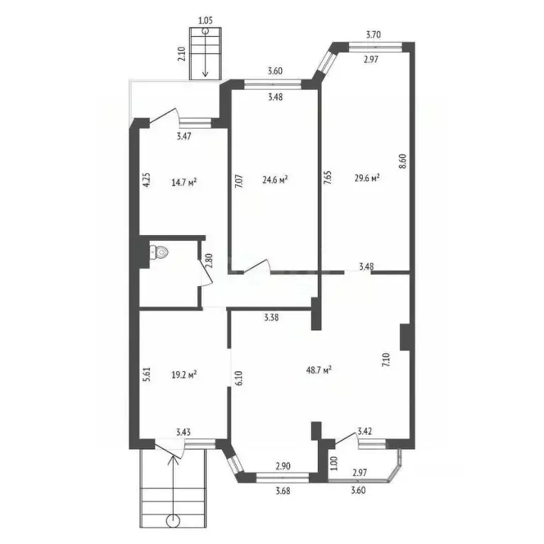 Помещение свободного назначения в Тюменская область, Тюмень Широтная ... - Фото 1