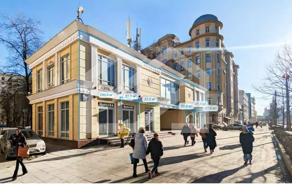 Торговая площадь в Москва Большая Садовая ул., вл6-8 (27 м) - Фото 0