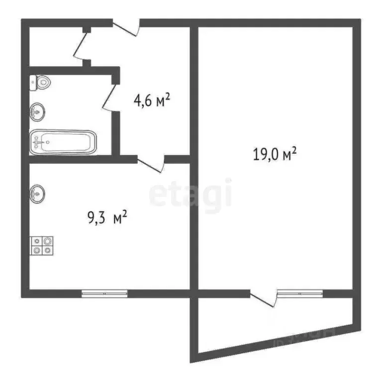1-к кв. Владимирская область, Ковров ул. Грибоедова, 11 (37.1 м) - Фото 1
