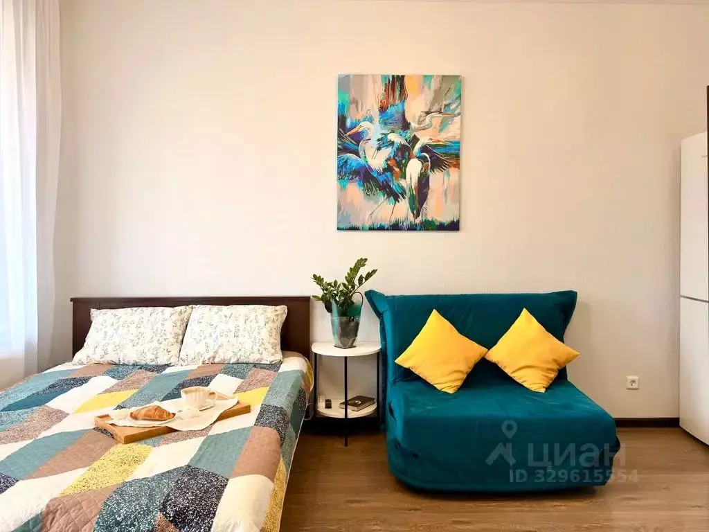 Студия Санкт-Петербург Комендантский просп., 64к1 (24.0 м) - Фото 1