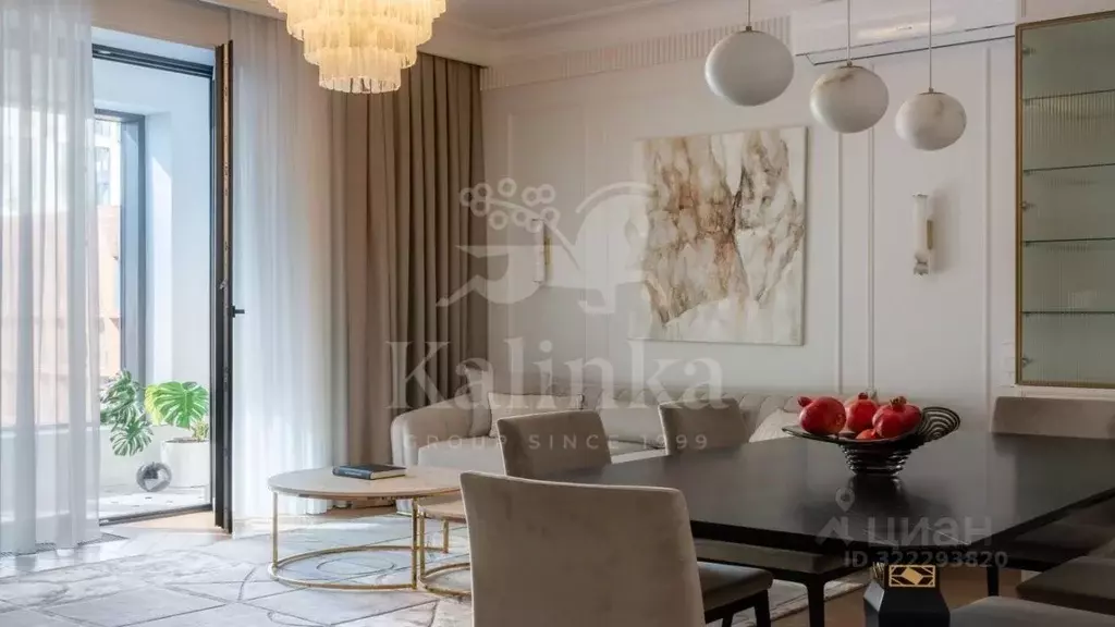 3-к кв. Москва ул. Усачева, 15А (102.0 м) - Фото 1