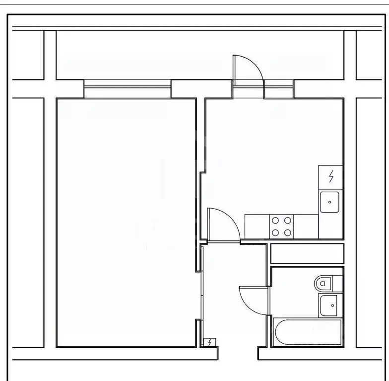 1-к кв. Ленинградская область, Мурино Всеволожский район, бул. ... - Фото 2