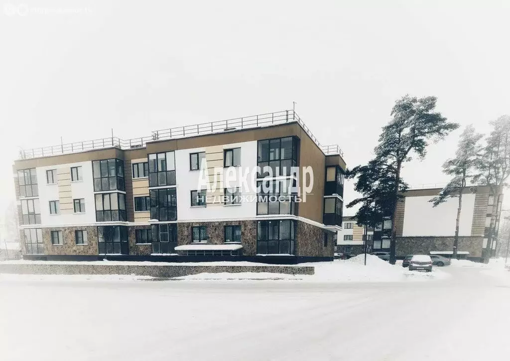 2-комнатная квартира: городской посёлок Токсово, улица Дорожников, ... - Фото 1