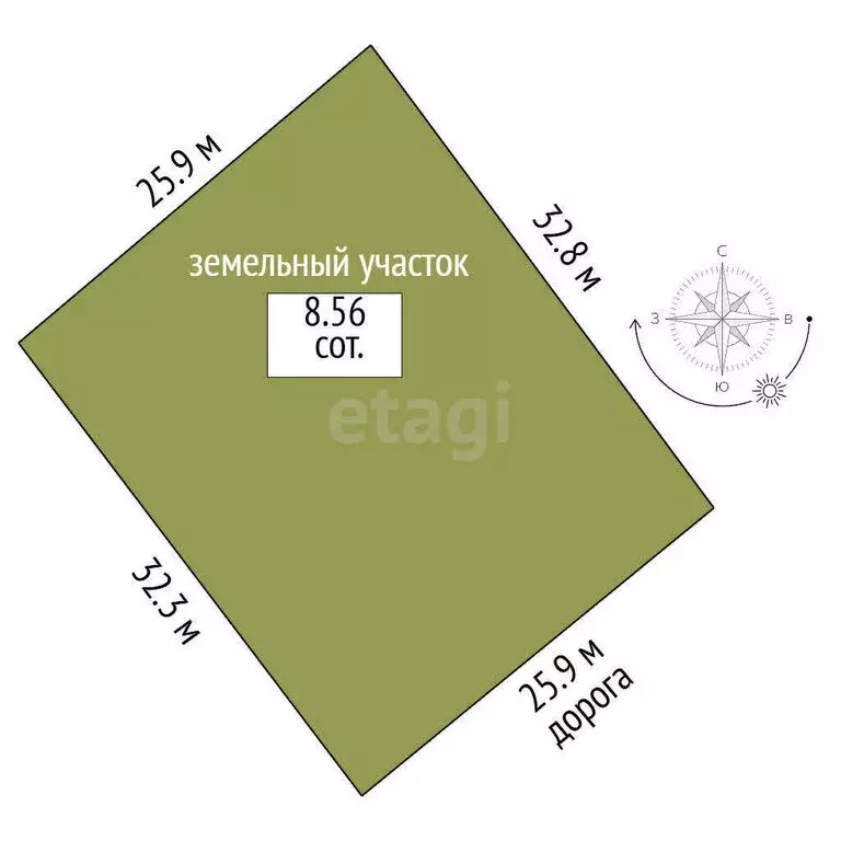 Участок в Ярославская область, Рыбинский муниципальный округ, деревня ... - Фото 1