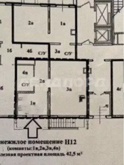 Продам помещение свободного назначения, 42 м - Фото 0