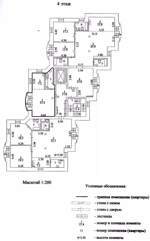 Свободной планировки кв. Москва Нежинская ул., 8к7 (150.7 м) - Фото 1