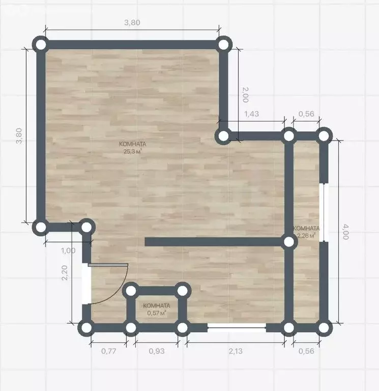 1-комнатная квартира: Альметьевск, микрорайон Алсу, улица Рината ... - Фото 1