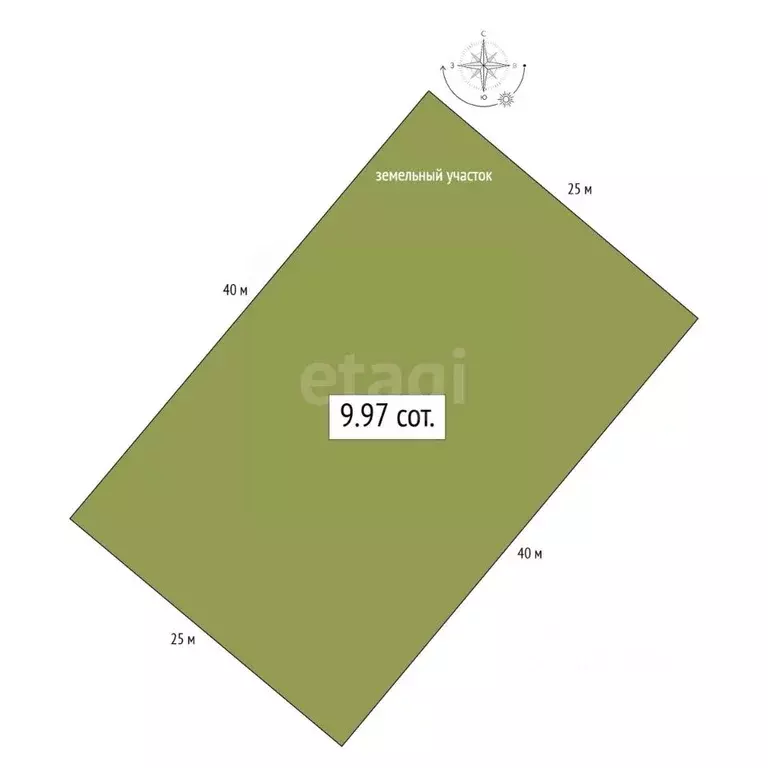 Участок в Алтай, Чемальский район, с. Чепош ул. Молодежная, 16 (9.97 ... - Фото 2