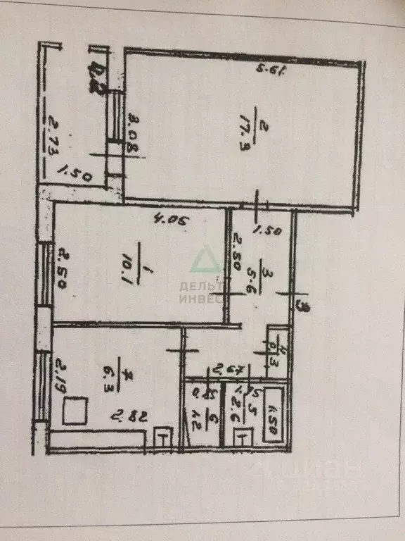 2-к кв. Башкортостан, Уфа Бакалинская ул., 66/4 (45.5 м) - Фото 1