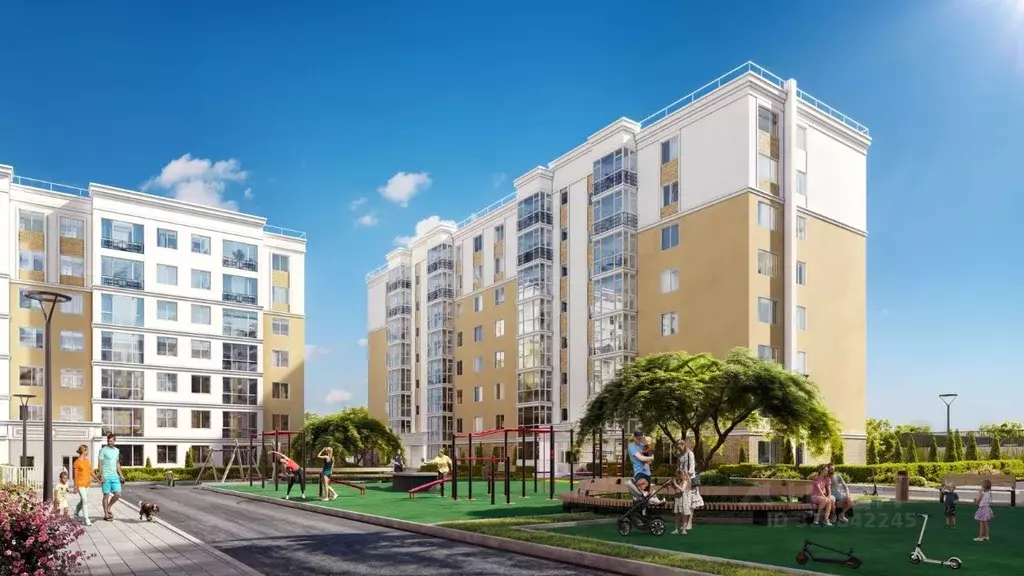 2-к кв. Крым, Феодосия ш. Симферопольское, 48к1 (76.5 м) - Фото 0