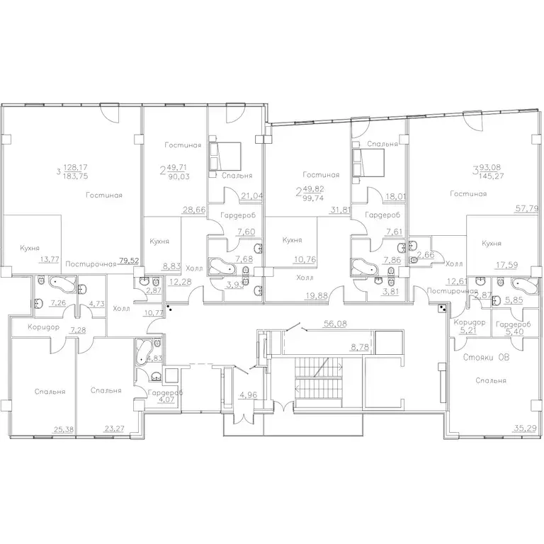 2-к кв. Воронежская область, Воронеж ул. Куколкина, 18 (92.5 м) - Фото 1