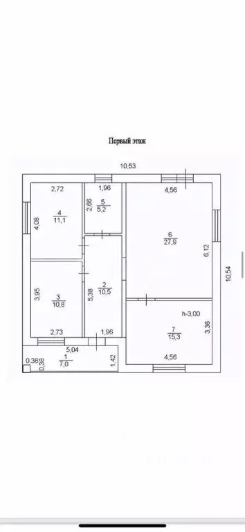 Дом в Башкортостан, Уфа городской округ, с. Нагаево, 39-й кв-л 91 (96 ... - Фото 2