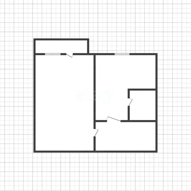 1-к кв. Курская область, Курск ул. Домостроителей, 3 (37.8 м) - Фото 2