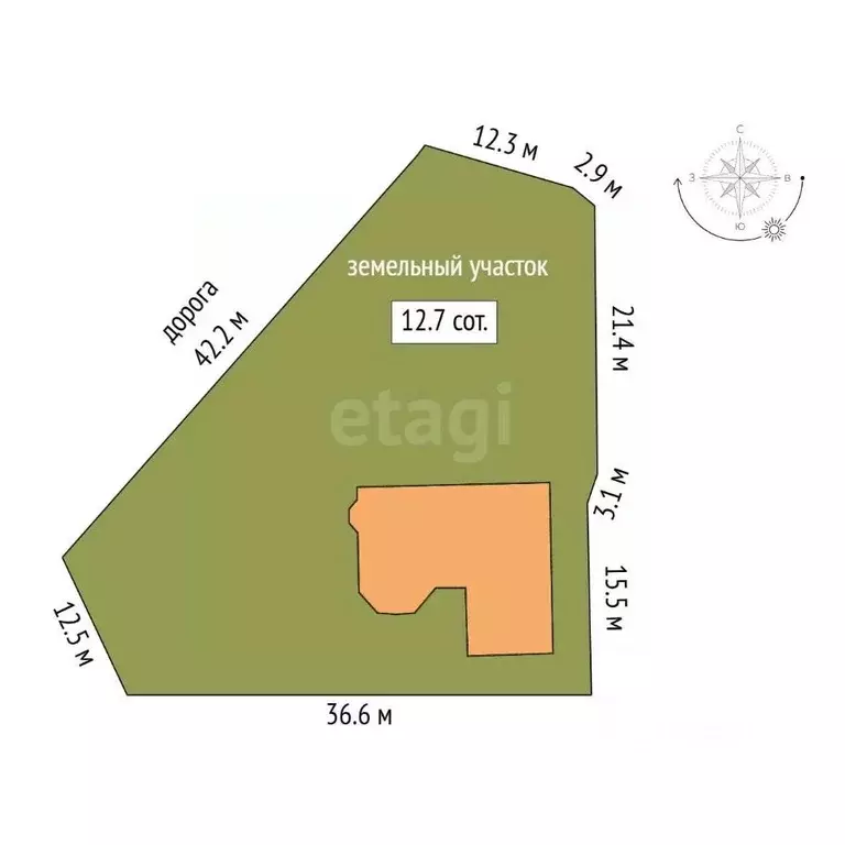 Участок в Московская область, Одинцовский городской округ, с. ... - Фото 2