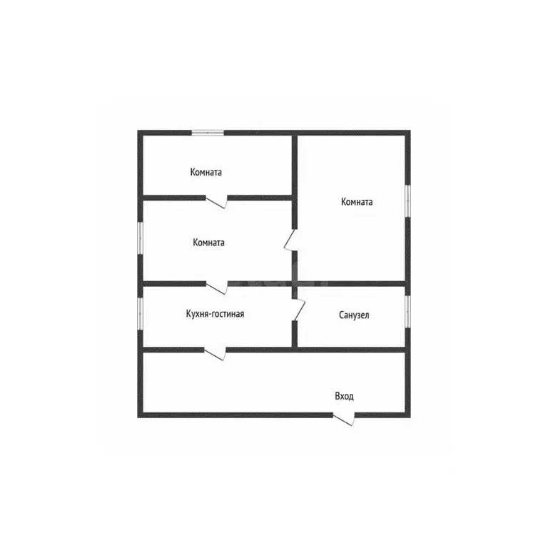 Дом в Белгородская область, Строитель Яковлевский городской округ, ... - Фото 2