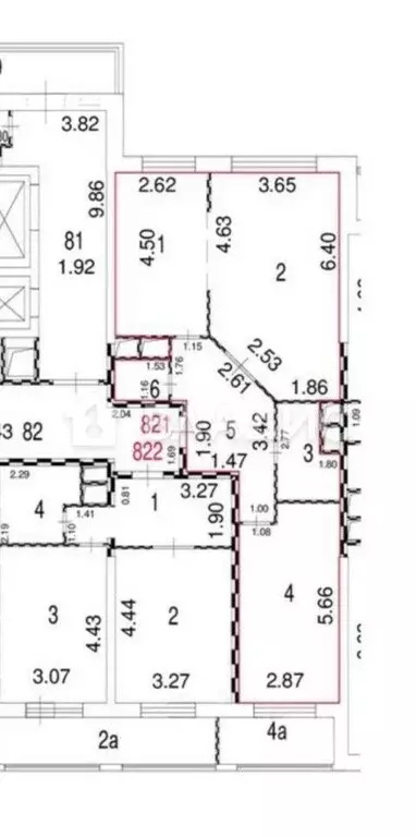 2-комнатная квартира: Москва, Новогиреевская улица, 5 (67.1 м) - Фото 1