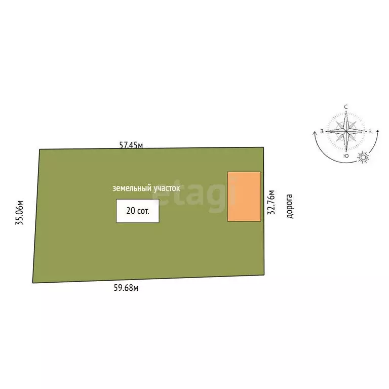 Дом в посёлок Надцы, улица Н. Михновича (68.5 м) - Фото 1