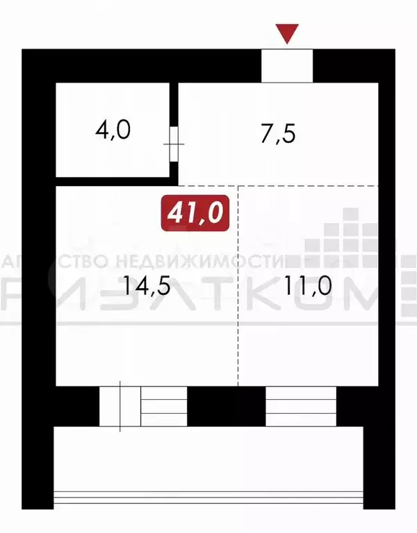 1-к. квартира, 41 м, 9/16 эт. - Фото 0